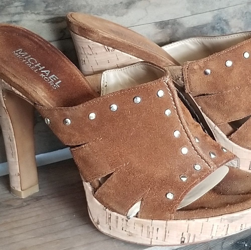 MICHAEL Michael Kors Astor Studded Platform Sandal